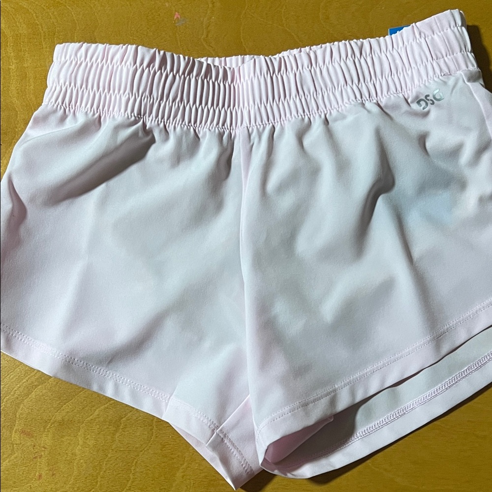 DSG Light Pink Kids Athletic Shorts